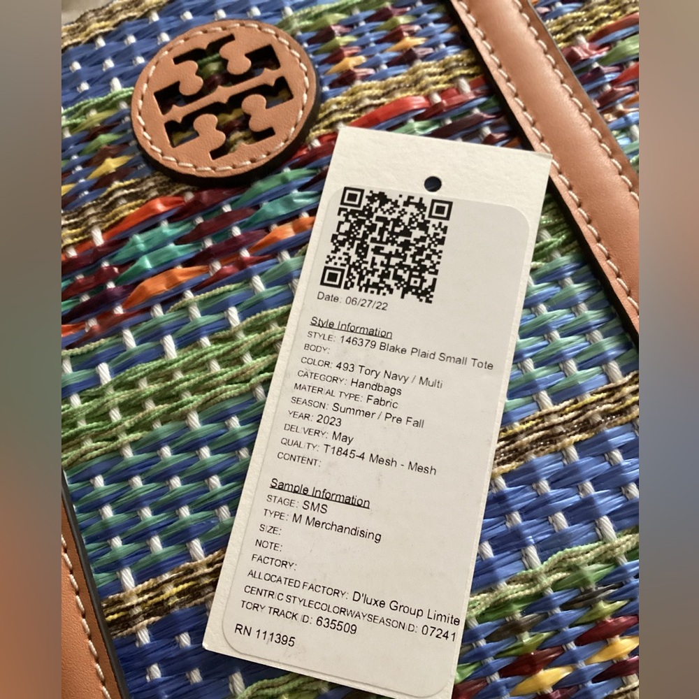 Tory Burch Woven Blake Satchel - Picture 6 of 6